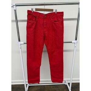 Vintage Men's Polo Ralph Lauren Pants Red Size 36